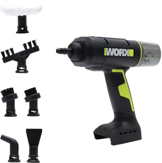 קיטורית ניקוי באדים נטענת Worx WU065.9 20V