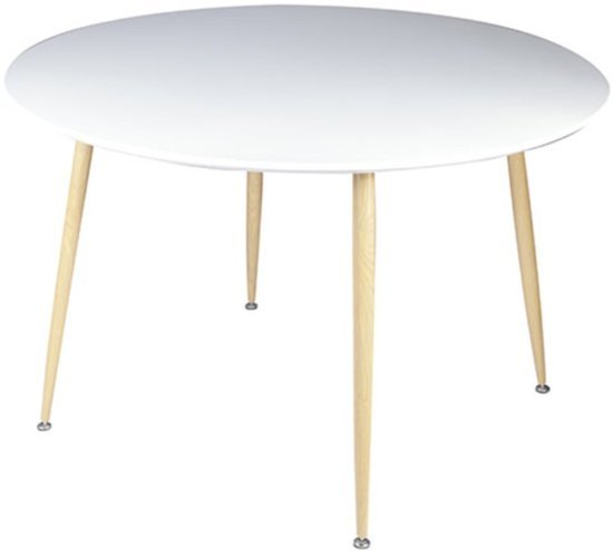 383686_b_1.jpg שולחן עגול לפינת אוכל דגם Vigo מבית Brand Direct - גוון לבן
