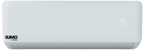 מזגן עילי Sumo Inverter X EU 12 9,212BTU מבית Tornado - צבע לבן