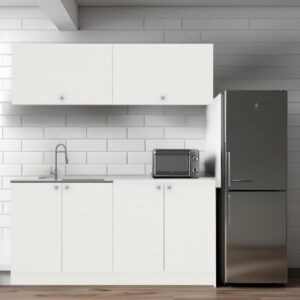 387654_b_1.jpg מטבח מודרני ברוחב 1.6 מטר ארון עליון ותחתון כולל כיור נירוסטה דגם Ofek מבית Tudo Design - צבע לבן