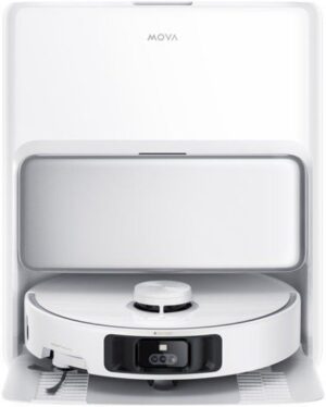 שואב אבק ושוטף רובוטי עם תחנת ריקון אוטומטית Mova P50 Pro Ultra צבע לבן