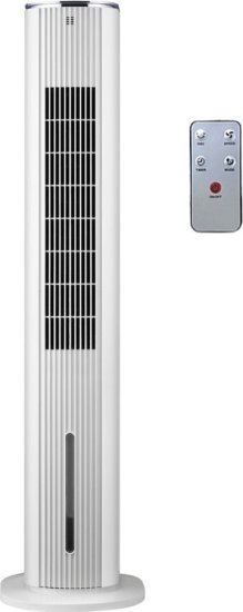 מצנן אוויר עם שלט 6 ליטר 80W דגם NRI-8585 מבית Universe - צבע לבן