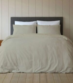 סדין 100% כותנה למיטה 90x200 ס"מ סדרת Mix And Match מבית Homestyle – בז'