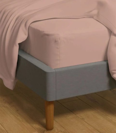 סדין 100% כותנה למיטה 90x200 ס"מ סדרת Mix And Match מבית Homestyle – ורוד