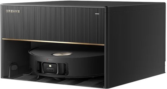 שואב אבק מקרצף רובוטי קומפקטי Dreame X50 Master צבע שחור