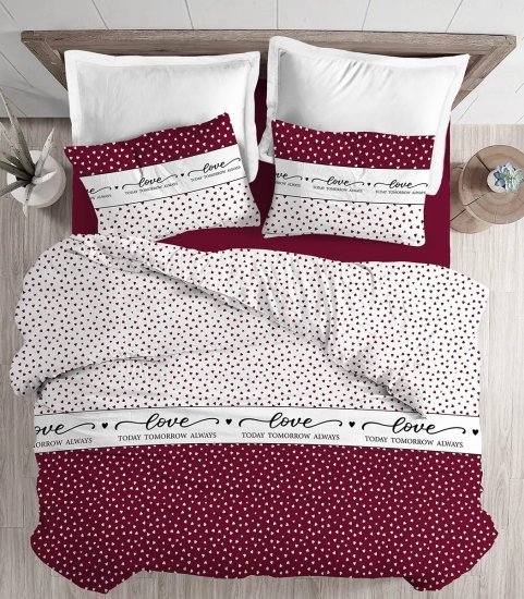 סט מצעים 3 חלקים 100% מיקרופייבר 120x200 ס"מ מבית Homestyle – Rouge