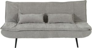 ספה תלת מושבית נפתחת למיטה וחצי דגם Hoffman מבית Bradex - צבע אפור בהיר