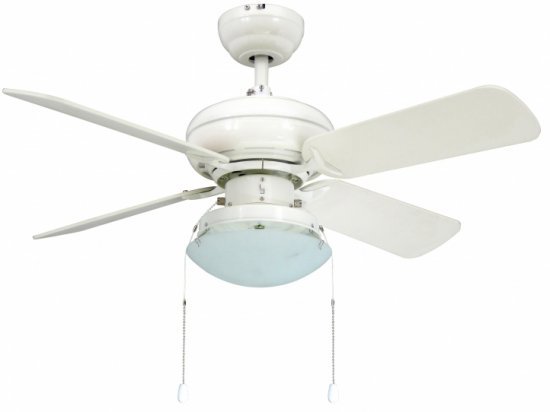 מאוורר תקרה 4 Star בגודל 36'' כולל גוף תאורה - צבע לבן