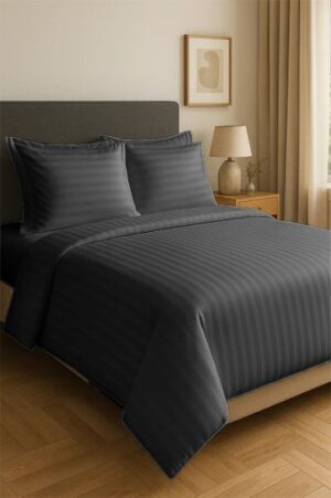 401254_b_1.jpg סט מצעים 5 חלקים למיטה מתכווננת 2x90x200 ס"מ קולקציית בית מלון מבית Arige Gad – שחור