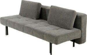 ספה תלת מושבית נפתחת למיטה וחצי דגם Donna מבית Bradex - צבע אפור כהה