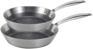 סט מחבתות ציפוי היברידי 24+28 ס"מ – Maestro Steel Darna