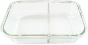 קופסת זכוכית מלבנית מחולקת 980 מ"ל – UNIQOOK