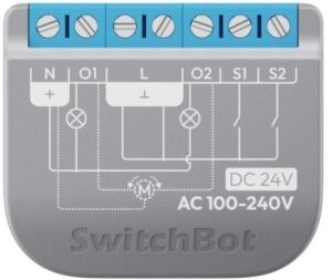 מתג ממסר חכם כפול עם ניטור צריכת חשמל SwitchBot Relay Switch 2PM