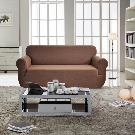 כיסוי לכורסא מושב אחד דגם ויטה מבית Arige Gad – חום