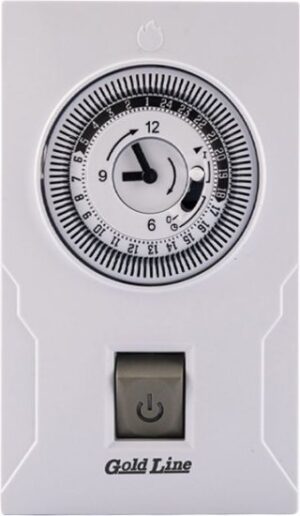 שעון שבת טיימר תחת הטיח עם מחוגים לדוד דגם MPS05 מבית Gold Line