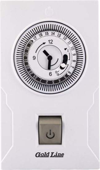 שעון שבת טיימר על הטיח עם מחוגים לדוד דגם MPS06 מבית Gold Line