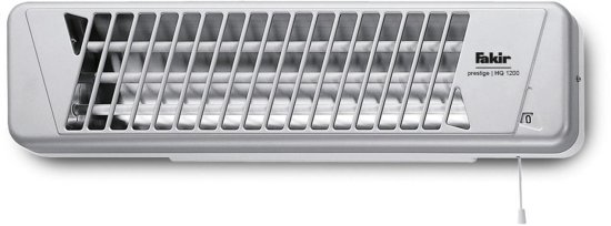 תנור חימום קוורץ לאמבטיה Fakir HF2000 בהספק 1200W – צבע לבן/כסוף – תוצרת גרמניה
