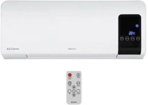 מזגנית חימום לתלייה עם שלט רחוק וטיימר ECO EURO HAH-2005 2000W - צבע לבן