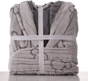 חלוקי רחצה לילדים 100% כותנה לגילאי 10-12 מבית Vardinon – דגם Mickey Mist