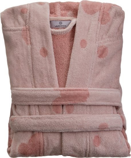 חלוקי רחצה לילדים 100% כותנה לגילאי 10-12 מבית Vardinon – דגם Minnie Blush