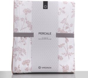 סט מצעים פרקל 100% כותנה 90x200 ס"מ דגם Olivia מבית Vardinon