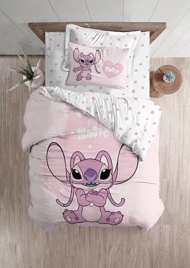 סט מצעים 3 חלקים 100% מיקרופייבר 90x200 ס"מ מבית Homestyle – דגם Magical Angel