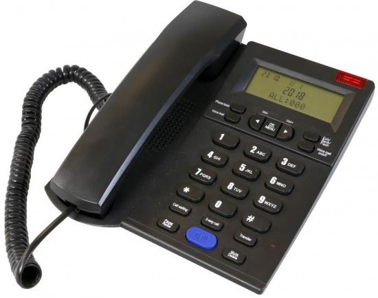 טלפון DECT חוטי Hyundai Compact HDT-2600B שחור