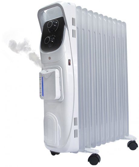 רדיאטור 12 צלעות Baby עם מכשיר אדים קרים מובנה Gold Line 2500W ATL-2050