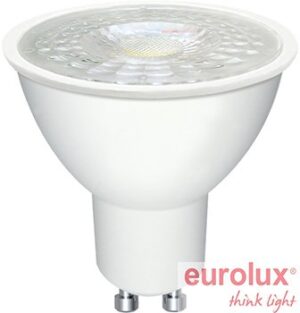 נורת LED דקרויקה Eurolux 7W GU10 – גוון אור 6000K