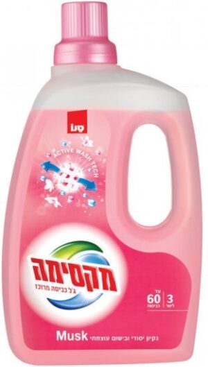 סנו מקסימה ג'ל כביסה מרוכז בניחוח מאסק 3 ליטר