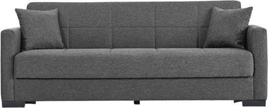 110845_b_1.jpg ספה תלת מושבית נפתחת למיטה עם ארגז מצעים דגם Marbella מבית Bradex - צבע אפור