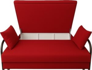 ספה נפתחת עם ארגז מצעים דגם שיר King Comfort - צבע אדום