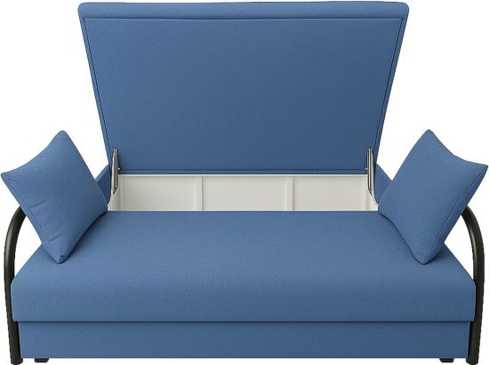 ספה נפתחת עם ארגז מצעים דגם שיר King Comfort - צבע כחול
