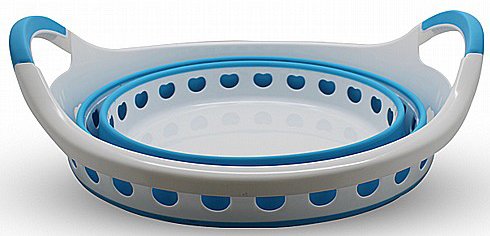 112724_b_1.jpg סל כביסה עגול מתכווץ 35 ליטר Bpatent - אפור