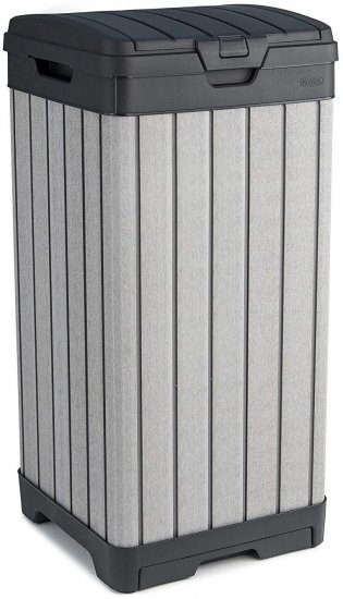 פח גינה מעוצב 120 ליטר - צבע אפור תוצרת כתר