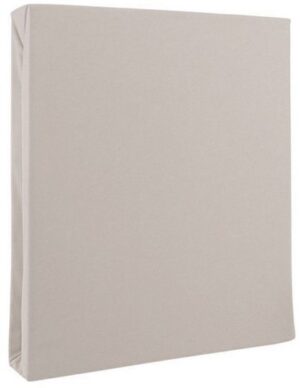 סדין ג'רסי 100% כותנה למיטה בגודל 160x200 ס''מ מבית Vardinon - צבע קרם