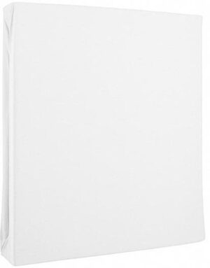 סדין ג'רסי 100% כותנה למיטה בגודל 160x200 ס''מ מבית Vardinon - לבן