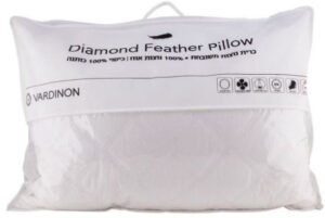 115175_b_1.jpg כרית שינה 100% כותנה במילוי נוצות 50x70 ס''מ מבית Vardinon - דגם Diamond