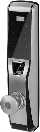 132020_b_1.jpg מנעול חכם עם טביעת אצבע, קוד אישי וצ'יפ קירבה Elock Premium - צבע Sand Chrome