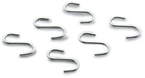 סט 6 ווי תלייה בצורת S מנירוסטה Lacor