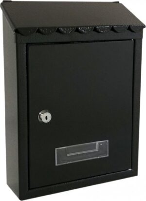 תיבת דואר יהלום צבע שחור מבית זרועות שיח