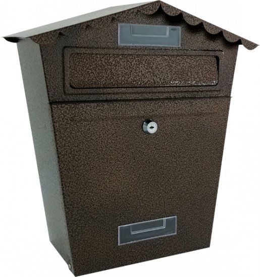 תיבת דואר אודם צבע ברונזה מבית זרועות שיח