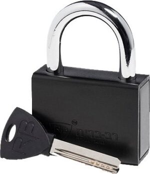 מנעול תליה מחוסם 13 מ''מ עם 3 מפתחות רב בריח