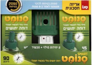 סנו סנומט לדחיית יתושים מכשיר + מילוי ל-90 לילות