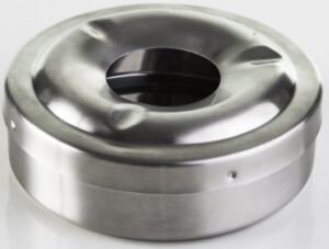 מאפרה מנירוסטה סגורה 9 ס''מ Arcosteel