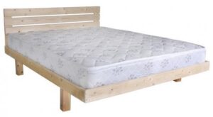 מיטה וחצי 120x190 דגם 5014 עץ מלא + מזרן מתנה מבית Olympia - צבע טבעי