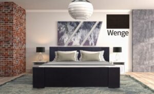 מיטה וחצי 120x190 דגם 7026 עץ דחוס + מזרן מתנה מבית Olympia - צבע מלמין וונגה