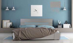 מיטה וחצי 120x190 דגם 7042 עץ דחוס + מזרן מתנה מבית Olympia - צבע מלמין אפור