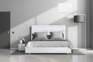 217761_b_1.jpg מיטה זוגית 160x190 דגם 6001 עץ מרופדת דמוי עור כוללת ארגז מצעים + מזרן קפיצים מתנה מבית Olympia - צבע לבן