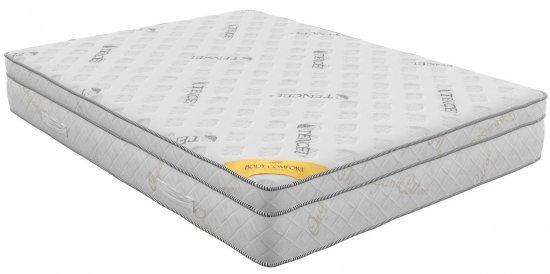 מזרן קפיצים משולב עם לטקס אלסטי 160x200 דגם Body Comfort  מבית Olympia - צבע לבן